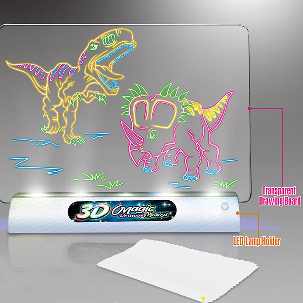 Pizarra Glow 3D