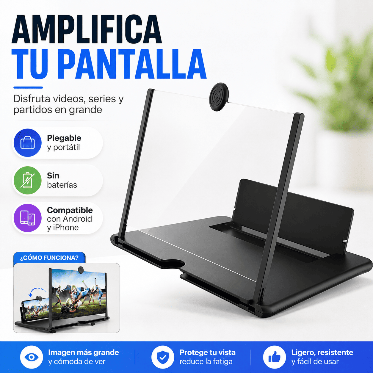 Pantalla Amplificadora 15 pulgadas