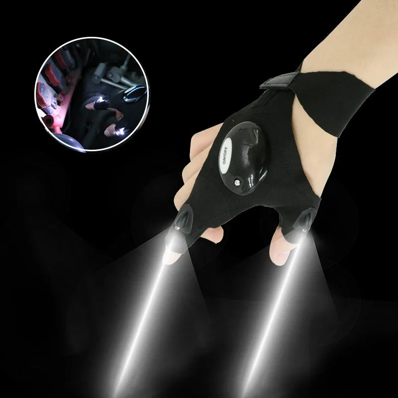GUANTES CON LUZ LED