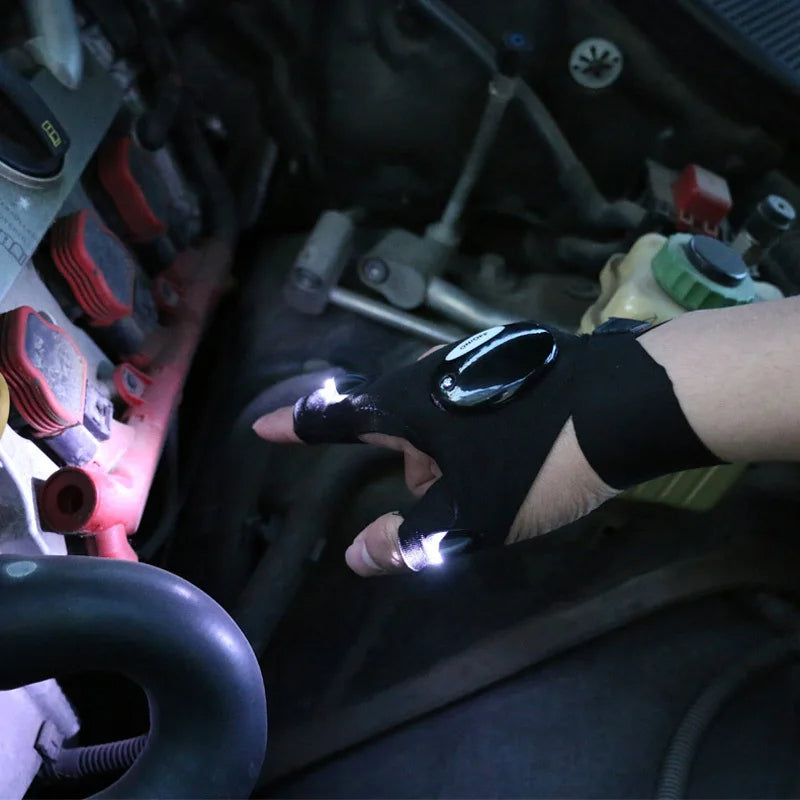 GUANTES CON LUZ LED