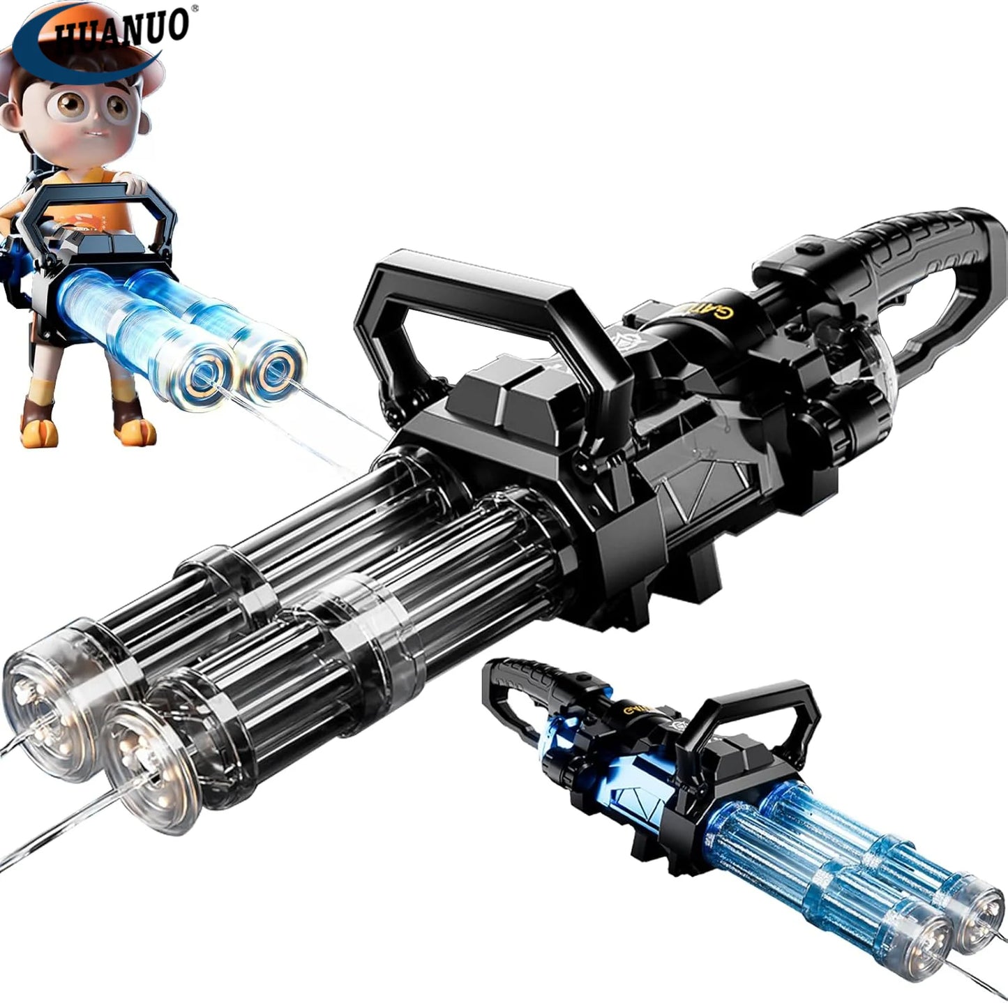 GATLING con Dos Cañones De Agua.