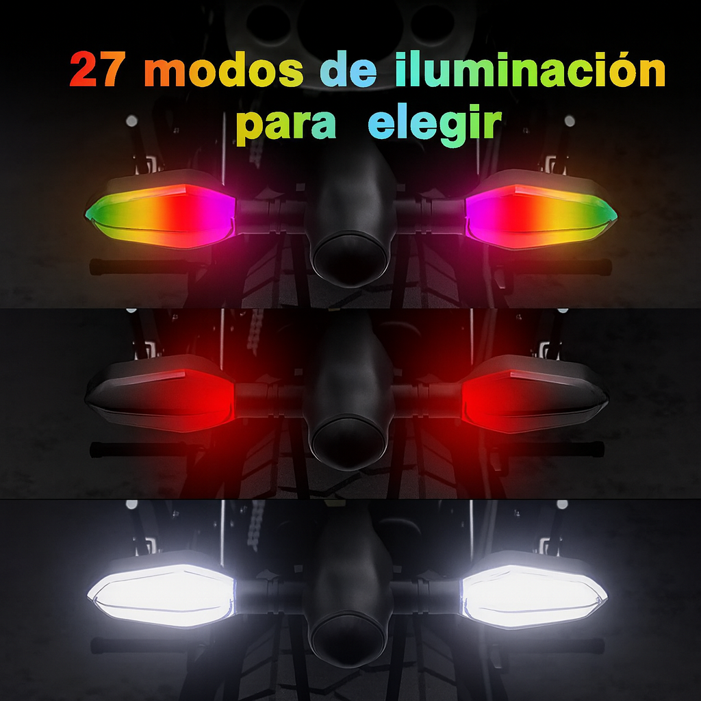 Intermitentes LED con proyección en el suelo