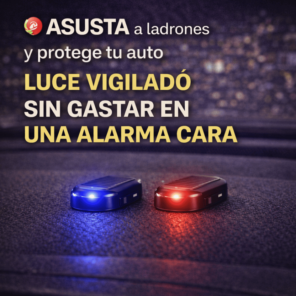 Luz Antirrobo LED para Auto