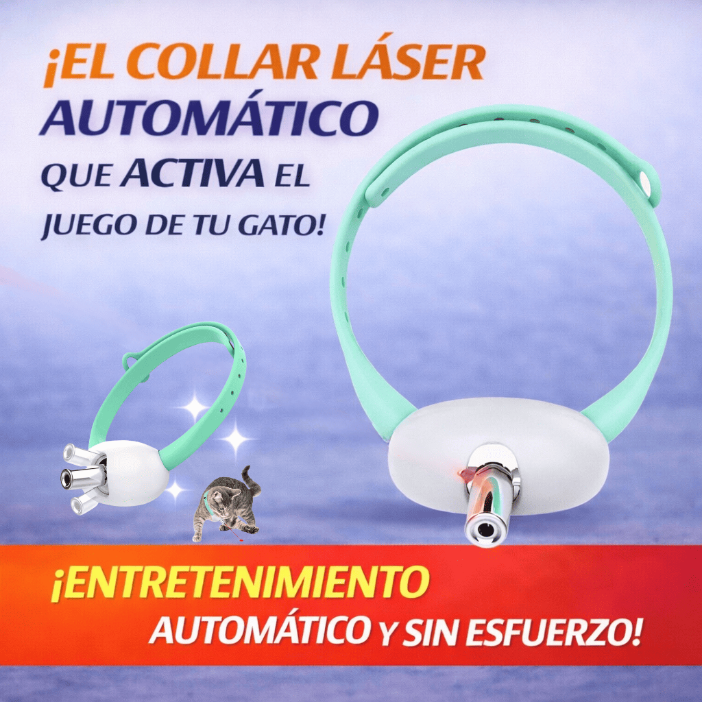 Collar Láser Inteligente para Gatos