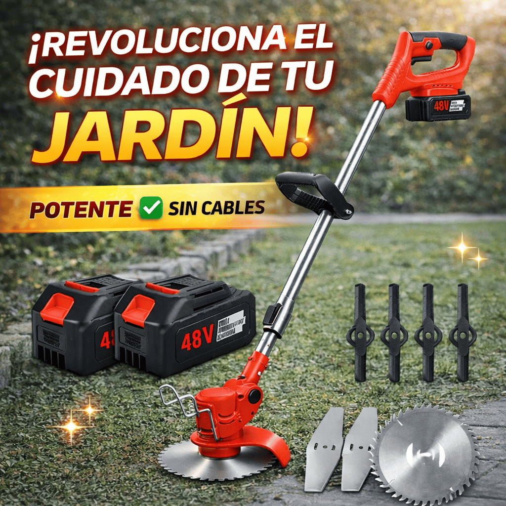 Cortador de Césped Inalámbrico 2 Baterias