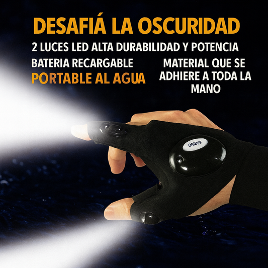 GUANTES CON LUZ LED