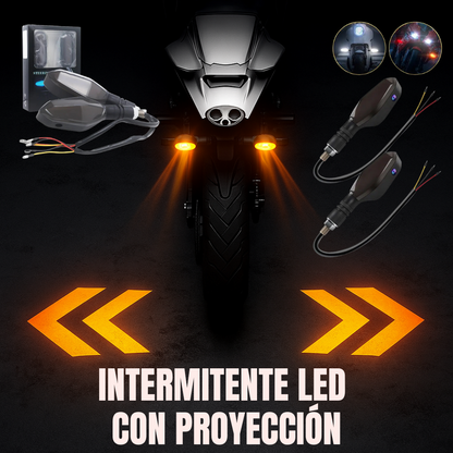 Intermitentes LED con proyección en el suelo