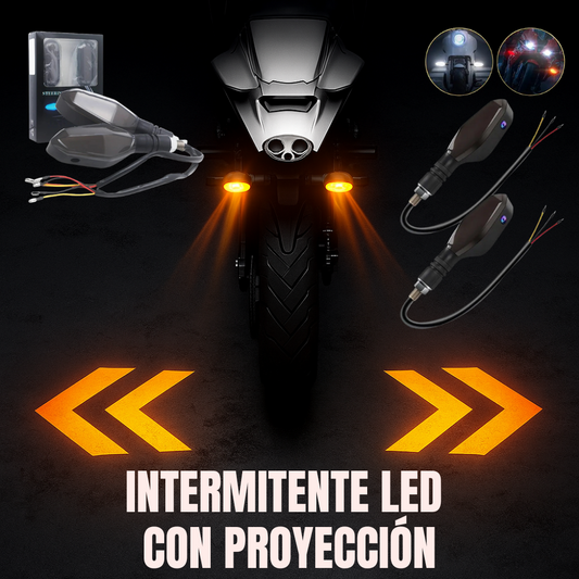 Intermitentes LED con proyección en el suelo