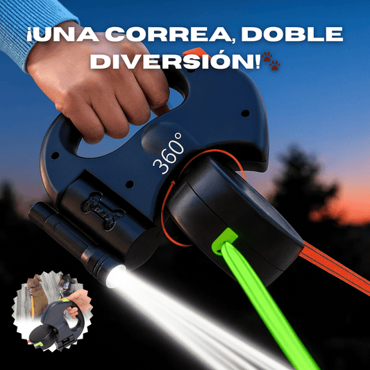 CORREA RETRACTIL DOBLE 360º