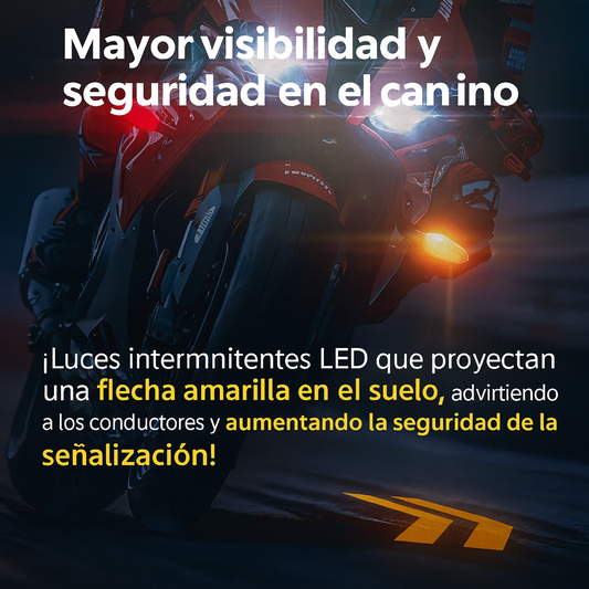 Intermitentes LED con proyección en el suelo