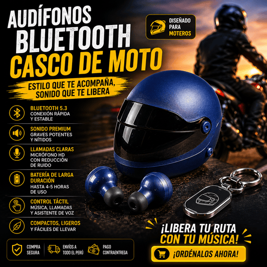 Audífonos Inalámbricos Casco Rider