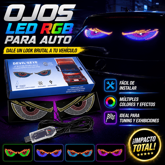 Luz LED en Forma de Ojo