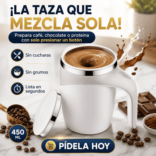 Taza de Café Eléctrica con Mezcla Automática