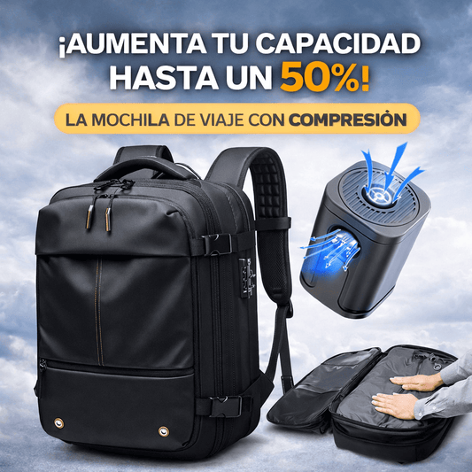 Mochila de Viaje con Succión de Aire